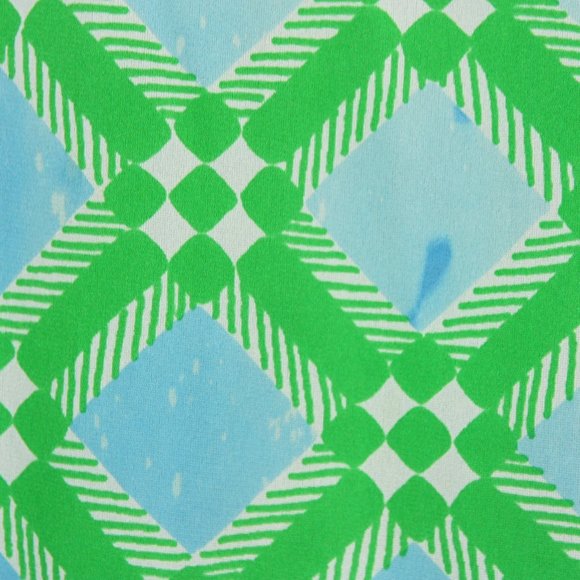 Vintage Collectors Anne Fogarty Checkered Long Sleeve Sheath Dress S M 1970s - Picture 4 of 12